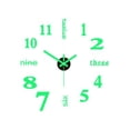 thumbnail image 2 of Comfortable And DIY Wall Clock Without Punching, Personalized Living Room, Bedroom Clock, Silent Digital Clock, Decorative Wall Sticker Clock, 2 of 2