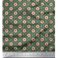 thumbnail image 1 of Soimoi Poly Georgette Fabric Artistic Floral Printed Fabric 1 Yard 52 Inch Wide, 1 of 3
