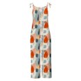 thumbnail image 4 of QATAINLAV Combinaisons en Coton et Lin pour Femmes Tenues d'Été de Plage Sans Manches Bretelles Ajustables Imprimé Boho Combinaisons Amples à Jambes Larges une-Pièce Pantalons avec Poches Multicolore TTG en Liquidation Liquidation, 4 of 6