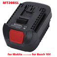 thumbnail image 1 of Power Tool Adapter DM18M Converter For Dewalt 18V Li-ion Battery for Makita/Milwaukee/Bosch/Ryobi/Hitache/Metabo/Worx/Devon Tool, 1 of 4