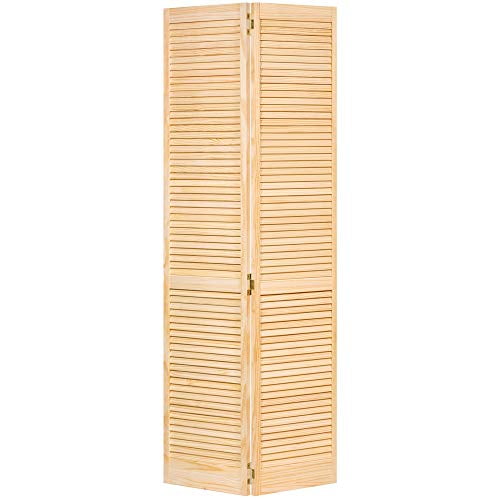 Closet Door, Bi-fold, Kimberly Bay® Traditional Louver-Louver Clear (80x24)