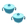 thumbnail image 1 of Oleegame 2PC Stainless Steel Cutlery Set Baby Multifunctional Soup Drinking Straw Bowl & Snack Container, 1 of 4
