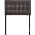 thumbnail image 2 of Lily Twin Upholstered Vinyl Headboard - Brown, 2 of 4