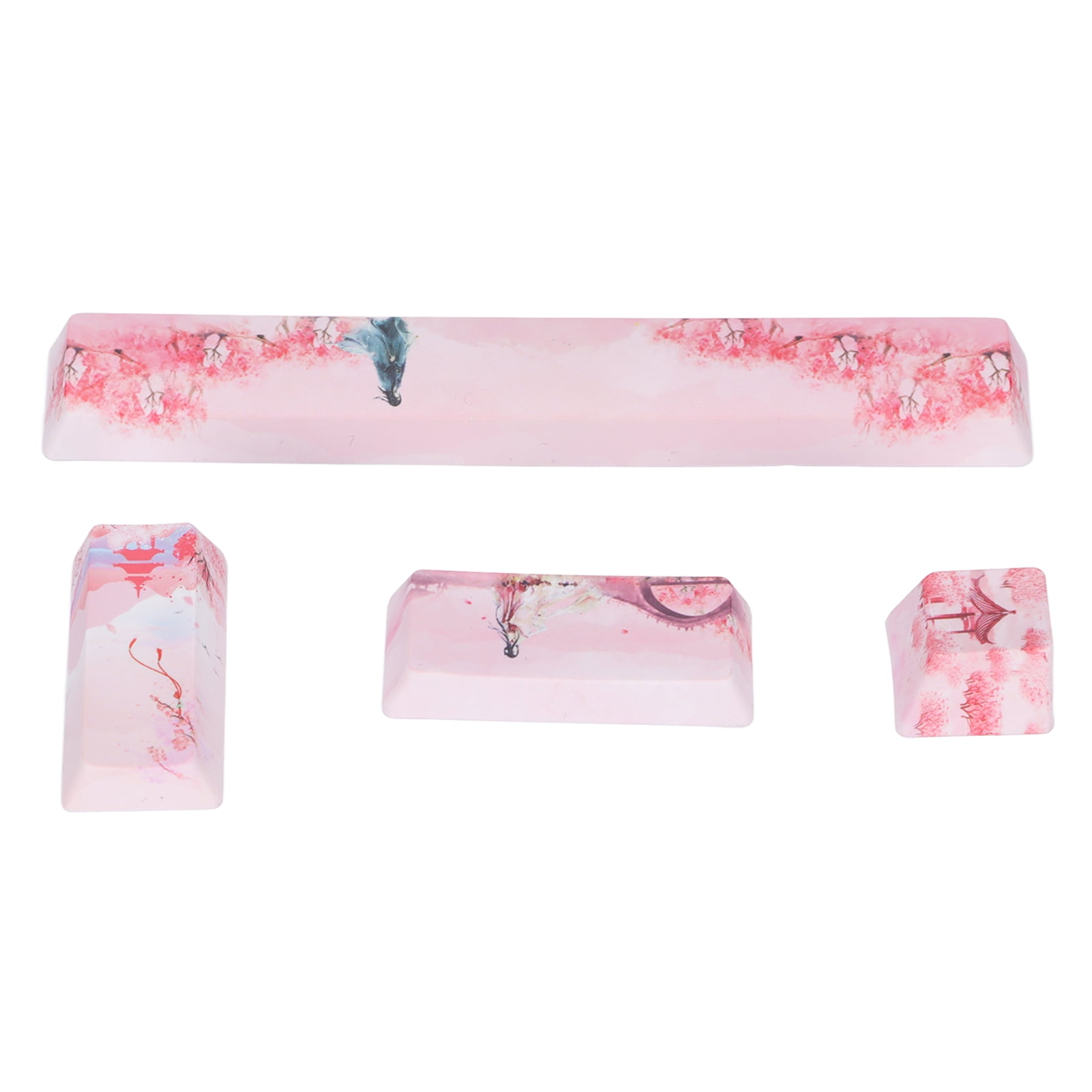 Mechanical Keyboard Keycaps, Keycap Exquisite Workmanship 5 Sided Dyed Glue  For Mechanical Keyboard