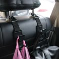 thumbnail image 1 of 2 Pcs SD-2510 Car Back Seat Hook Multifunctional  Plastic Space Saving Storage Hook for Shoulder Bag, 1 of 7