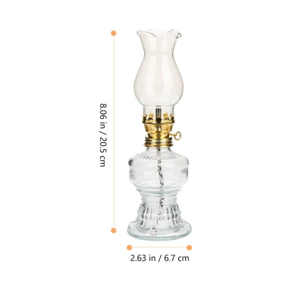 MasteelfCA Oil Lamp Rustic Kerosene Lamp Retro Style Indoor Hurricane Lamp Oil Lantern