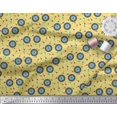 thumbnail image 2 of Soimoi Rayon Crepe Fabric Dart Board Sports Printed Fabric 1 Yard 46 Inch Wide, 2 of 3