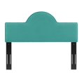 thumbnail image 2 of Modway Dawn Tête de Lit Double/grand Lit en Velours de Performance, Turquoise, 2 of 2