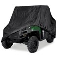 thumbnail image 1 of Deluxe Black UTV Cover Fits Up To 120"L W/ Roll Cage- 190T Polyester Water and Sunray Resistant Storage Cover Compatible with Polaris Side-by-Side Ranger Gator Prowler Yamaha Prowler Rancher Foreman, 1 of 4