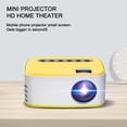 thumbnail image 3 of Dvkptbk T20 Mini Projecteur LED Portable Lecteur Vidéo Cinéma Miniature Projection HD 1080P, 3 of 8