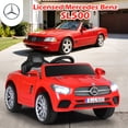 thumbnail image 2 of OLAKIDS 12V Electric Kids Ride On Car, Licensed Mercedes Benz SL500 Toy Car with Remote Control, MP3 Plug, USB, 2 Speeds, LED Lights, Battery Powered Toy Vehicle for Toddler Children, 2 of 9