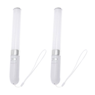2Pcs Portable Glow Sticks Reusable LED Sticks Luminous Sticks Props Musical Fans Supplies