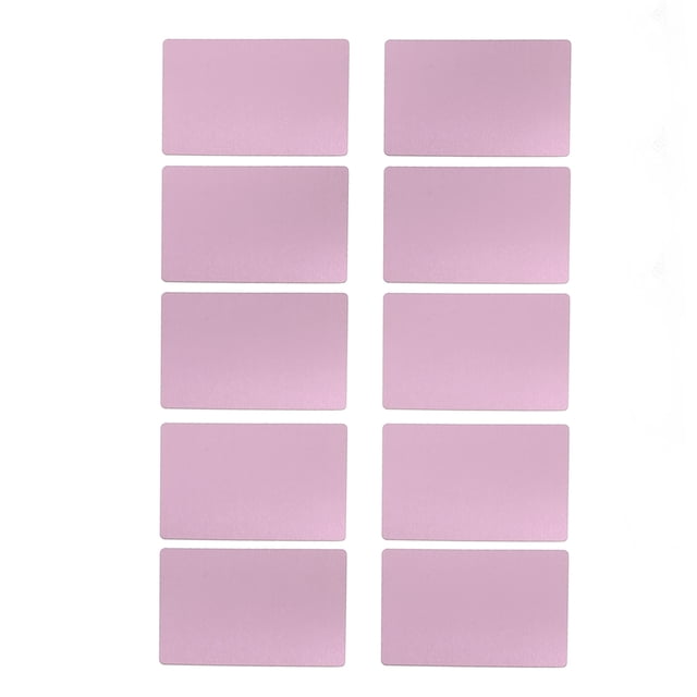 Name Card, Engraving 50PCS Visiting Card Waterproof For Personal Black,Blue,Red,Rose Gold,Green