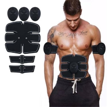 EMS Abdominal Muscle Stimulator, Abs Toning Belt & Muscle Trainer for Men & Women, Portable Home Gym Fitness Equipment
