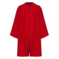 thumbnail image 3 of TTAO Enfants Unisexe Robe de Collation des Grades Col en V Ensemble avec Insigne 2025 à Pampilles pour Collation des Grades Scolaire Rouge 21, 3 of 7