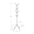 thumbnail image 4 of Monarch Specialties Coat Rack, Hall Tree, Free Standing, 8 Hooks, Entryway, 70"h, Bedroom, Metal, White, Contemporary, Modern, 4 of 4