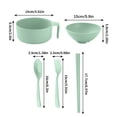 thumbnail image 3 of Instant Noodles Bowl, Reusable Tableware Set With Chopsticks, Leak-Resistant Lid Design, Multi-Functional Stackable Serving Bowl, Dormitory And Kitchen Essentials, 3 of 5