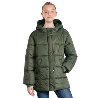 George Girls' Hooded Puffer Jacket
