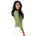 thumbnail image 3 of A ADAR T-Shirt de sous-Couche à Manches Longues pour Femme, Coupe Classique, Feuille de Printemps, TG, 3 of 7