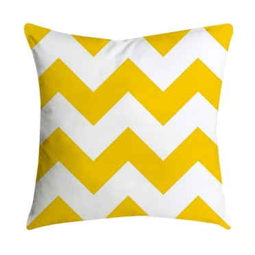 Fridja Housse de Coussin Feuille d'Ananas Jaune pour Canapé Voiture Décoration Maison