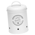 thumbnail image 2 of Potato Storage Tins Food Storage Container with Aerating Holes Kitchen Storage Canister Vegetables Storage Bin for Farmhouse Decor Countertop Small White, 2 of 8