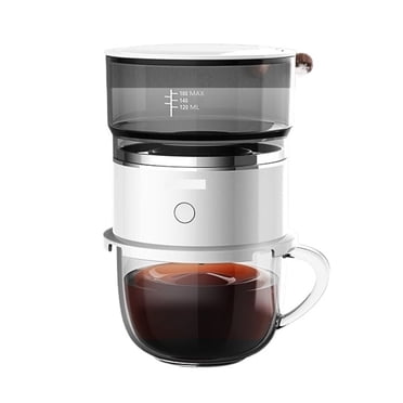 Automatic Hand Drip Coffee Maker, Portable Manual Press Coffee Espresso Maker For Travel Camping Home And Office , Removable Reservoir