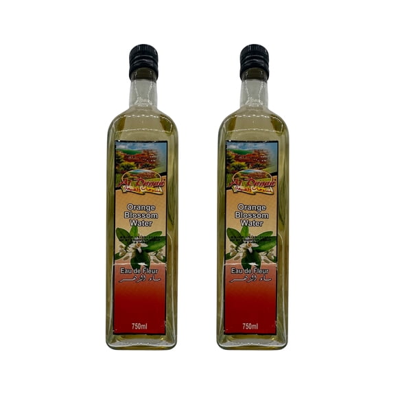 Al Dayaa Orange Blossom Water, 750 ml, Pack of 2