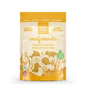 Love Child Organics Amis de la mer Honey Graham Cookies 140g Pochette