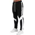 thumbnail image 5 of Ketyyh-chn99 Sweat Suits for Men Set 2 Pcs Hoodie Jogger Sweatsuits Men's Sports Two Piece Solid Color Multipocket Half Zipper Hooded Sweater Color Matching Waist Casual Pants Size for 2XL,Black, 5 of 5