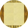 thumbnail image 1 of Ahgly Company Tapis d'Intérieur Lavable en Machine Carré Transitionnel Brun Doré Foncé, 3 Pieds Carré, 1 of 7