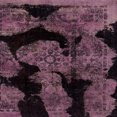 thumbnail image 1 of Ahgly Company Indoor Square Abstract Raspberry Purple Abstract Area Rugs, 8' Square, 1 of 6