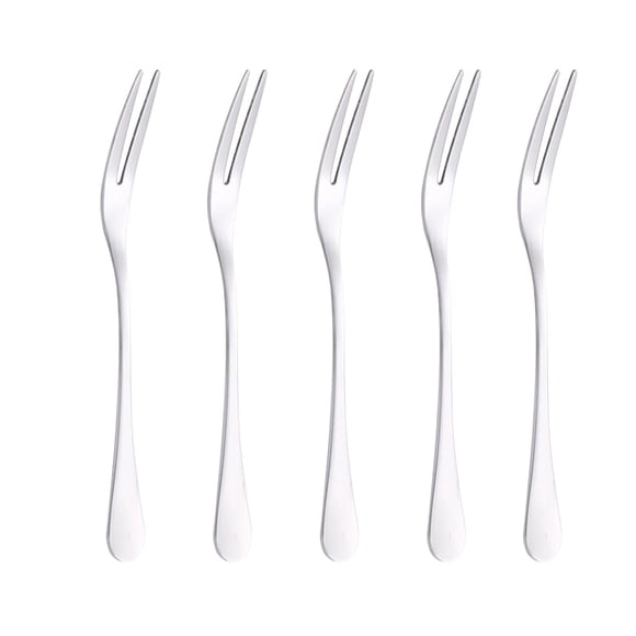 SDNall Stainless Steel Dishwasher Stainless Steel forks Durable Stainless Steel Fruit Fork Set, Ideal for Household Desserts, Cakes, and Snacks, Small Size for Easy Handling