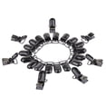 thumbnail image 1 of Milaget 12 Pieces Metal Garter Belt Clips, Garter Belt Corset Clips - Sheet And Pacifier Black, 1 of 7