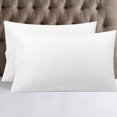 thumbnail image 1 of PiccoCasa Ensemble de 2 Taies d'Oreiller, Coton Doux avec Rabat Blanc Standard, 1 of 7