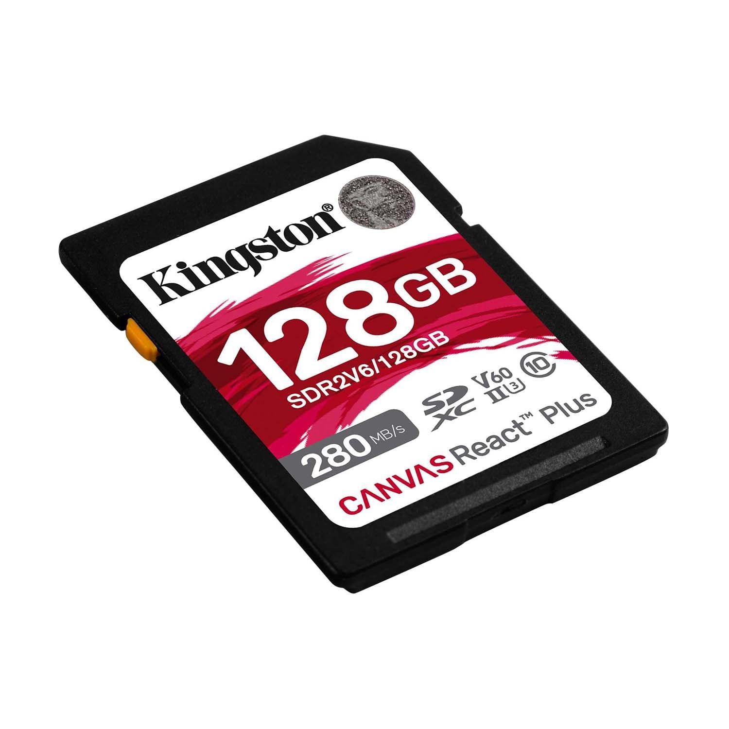 Kingston - Canvas React Plus V60 SD Memory Card, SDXC UHS-II 280R