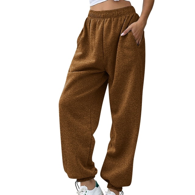 Pantalons de Course pour Femmes Grande Taille Pantalons de Sport Décontractés