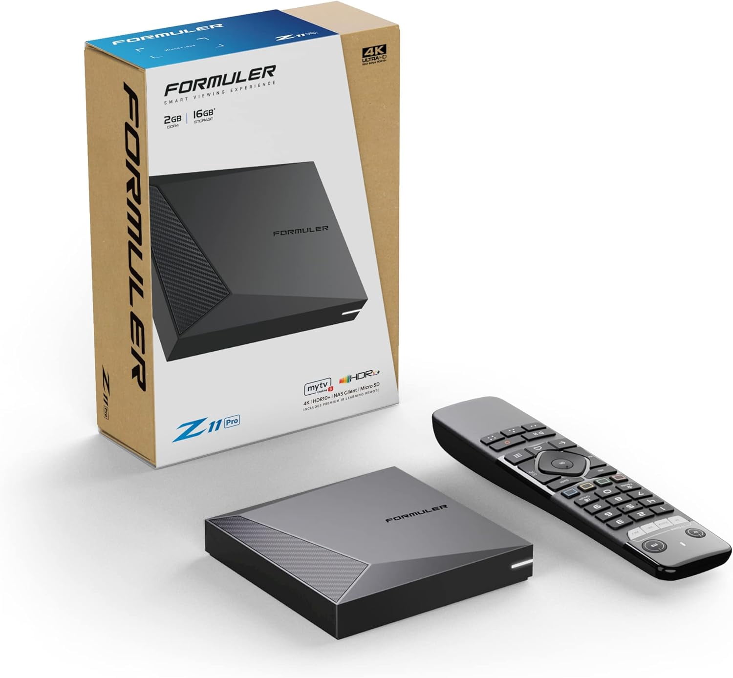 Formuler Z11 Pro Android 11 TV Box 2GB RAM 16GB ROM 4K Dual Band 5G WiFi Gigabit LAN HDMI USB 3.0