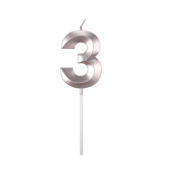Birthday Candles Extended Big Number Candle Multicolor 3D Design Cake Topper Decoration For Any Celebration