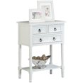 thumbnail image 3 of Convenience Concepts Table Console Kendra, Fini Bois Blanc, 3 of 7
