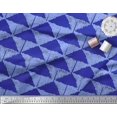 thumbnail image 3 of Soimoi Crepe Silk Fabric Triangle Geometric Decor Fabric Printed Yard 42 Inch Wide, 3 of 3