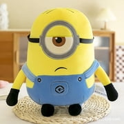 2023 Hot Cute Minions Movie Characters Yellow Plush Toys Bob Stuart In Jeans Soft Dolls Toys & Hobbies Christmas Birthday Gift Stewart 50cm
