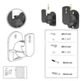 thumbnail image 4 of Ruiboury 2piece Speaker Stand With 90 Degree Rotation PCABS Up To 5 Kilograms Suitable For Any Occasion black, 4 of 6