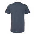 thumbnail image 2 of Bella Canvas Mens CVC Jersey Tee, XL, Heather Navy, 2 of 2