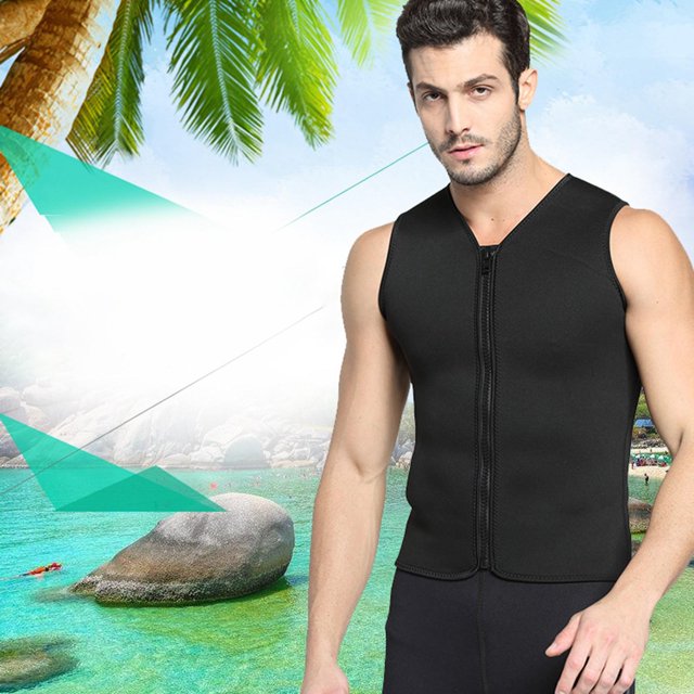 Haut de Combinaison de Plongée Sans Manches pour Hommes pour Plongée Surf Natation, TTG