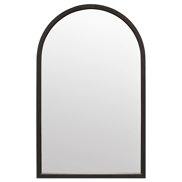 Bouclair Modern Farmhouse Arched Metal Frame Wall Mirror