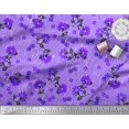 thumbnail image 3 of Soimoi Poly Georgette Fabric Leaves & Floral Artistic Decor Fabric Printed Yard 52 Inch Wide, 3 of 4