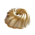 thumbnail image 1 of Nordic Ware Swirl Bundt Pan, 10-Cup, Gold, 1 of 5
