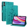 thumbnail image 2 of XYX Tablet Case for Redmi Pad Pro 12.1 inch 2024 Released, Lily Flower Pattern PU Leather Multiple Viewing Angles Stand Slim Folio Tablet Cover (Green), 2 of 7