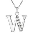 thumbnail image 1 of TIMIFIS Necklace 26 Letters Necklace Diamond Fashion Accessories Gifts For Lover's Girlfriend ummer, 1 of 1
