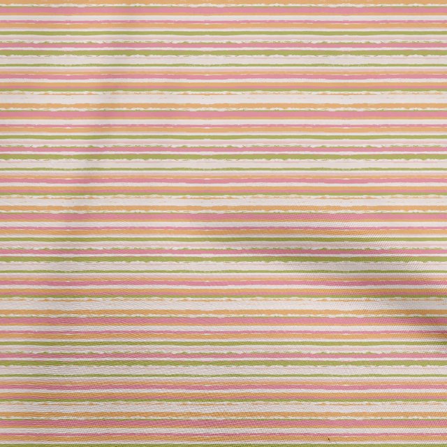 oneOone Viscose Chiffon Brown Fabric Geometric Overlapping Stripes Craft Projects Decor Fabric Printed By The Yard 42 Inch Wide